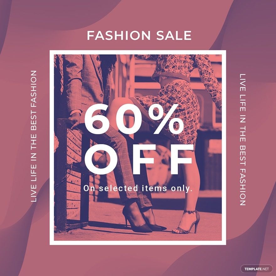 Fashion Sale Offers Instagram post Template