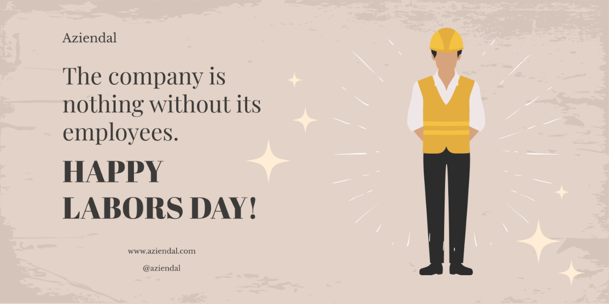 Vintage Labor Day Banner Template