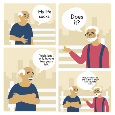 Free Life Comic Strip Temlate Template to Edit Online
