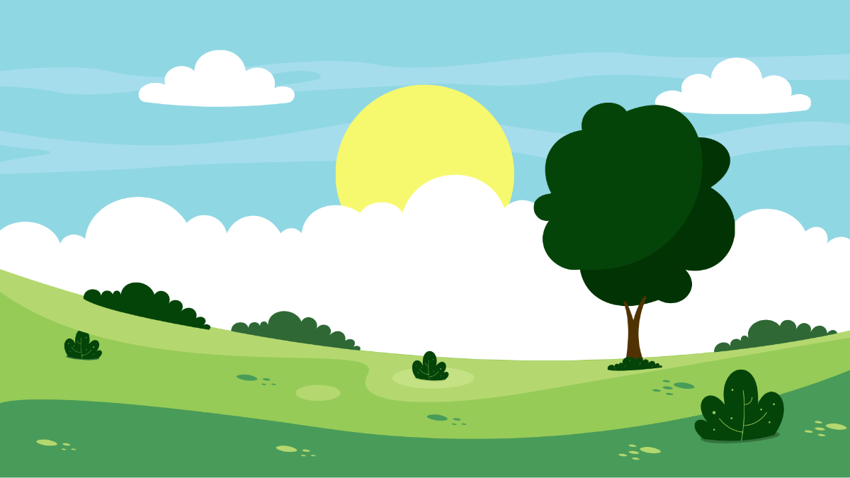 Summer Nature Background Template