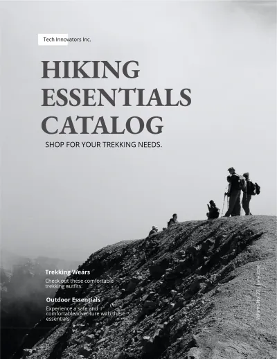 Free Online Retail Catalog Template to Edit Online