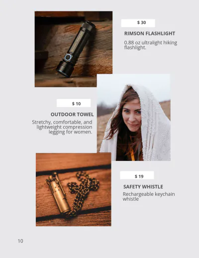 Free Online Retail Catalog Template to Edit Online