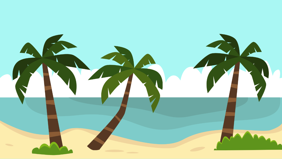 Free Palm Tree Background Template