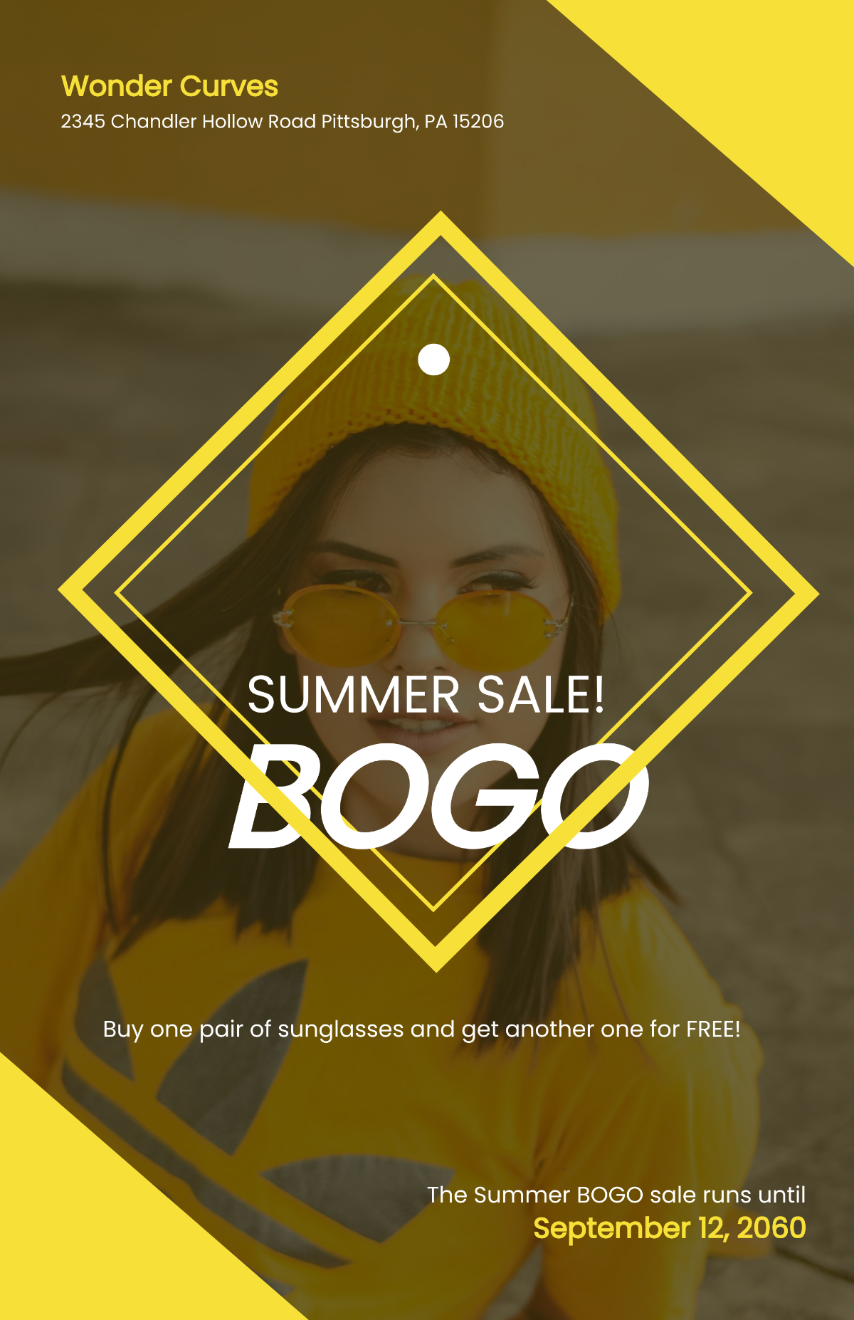 Summer BOGO Poster Template