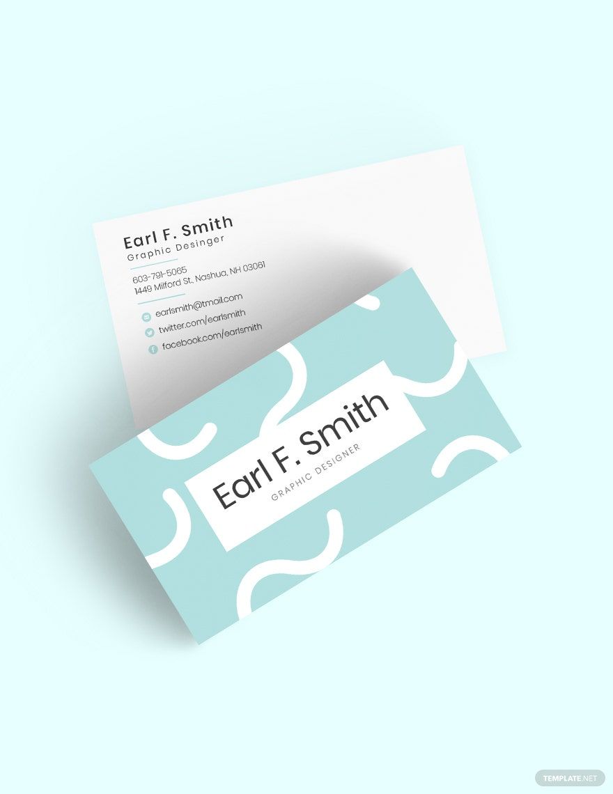 Resume Business Card Template