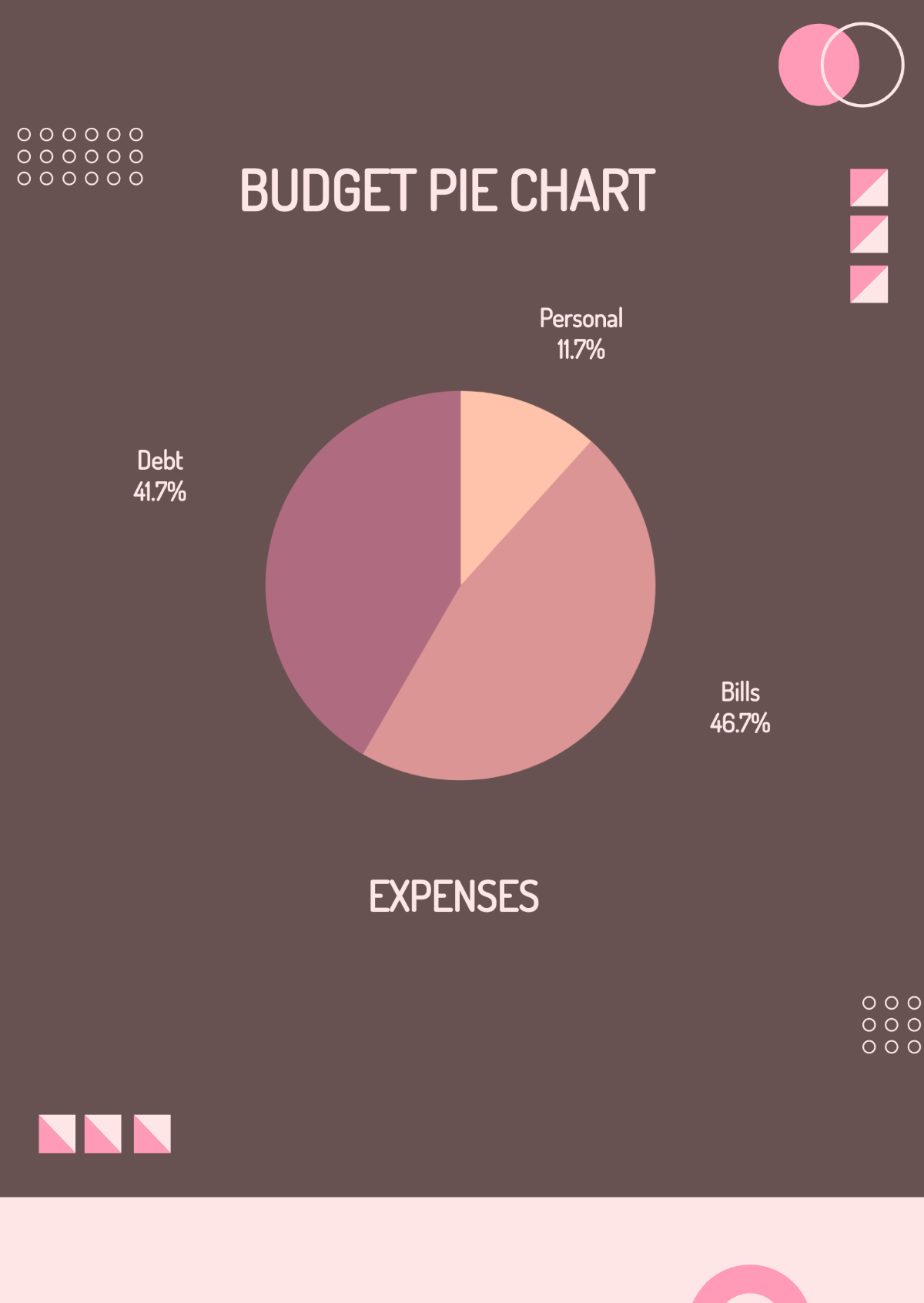 Budget Pie Chart Template