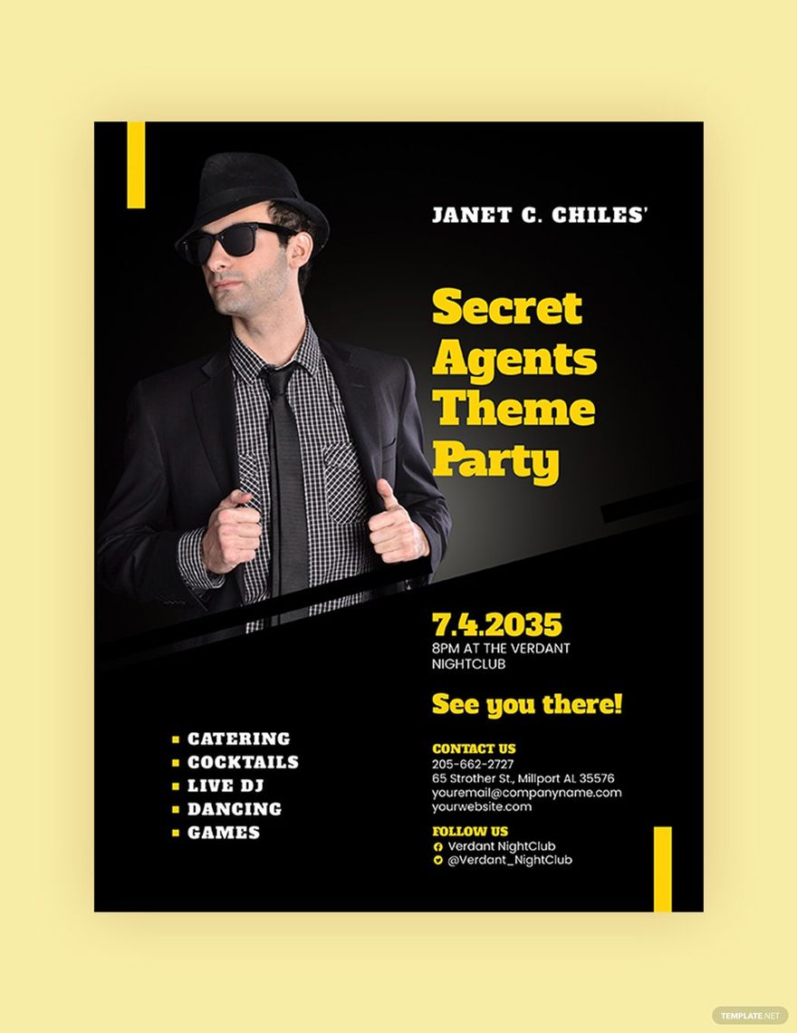 Awesome Event Flyer Template in PSD, InDesign, Illustrator, Word