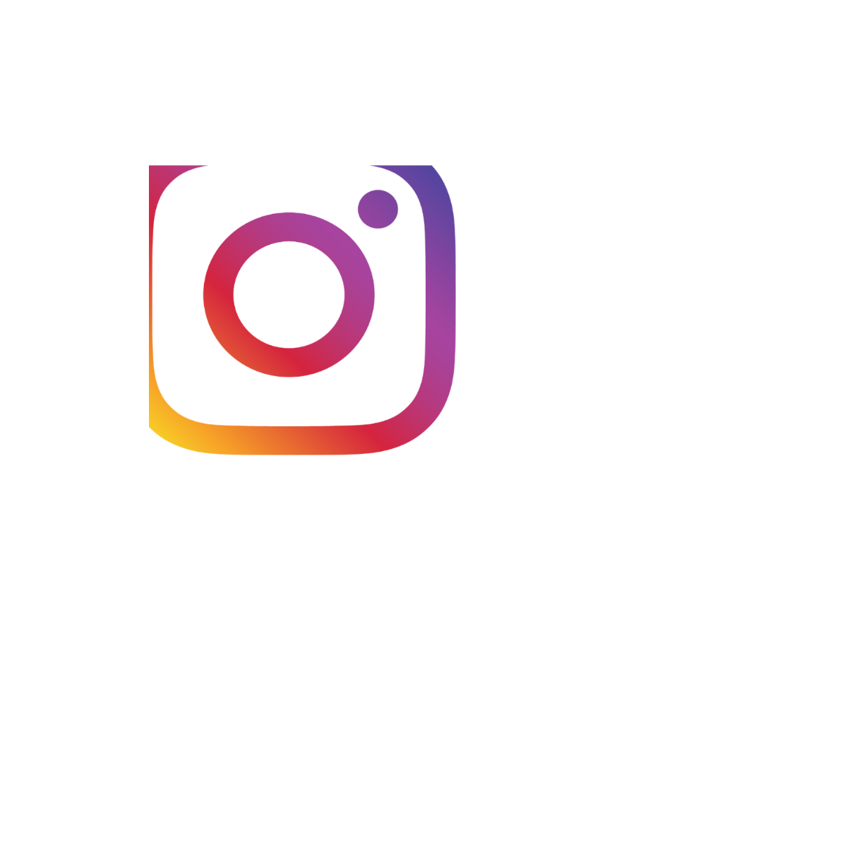 Instagram Icon Transparent Vector Template