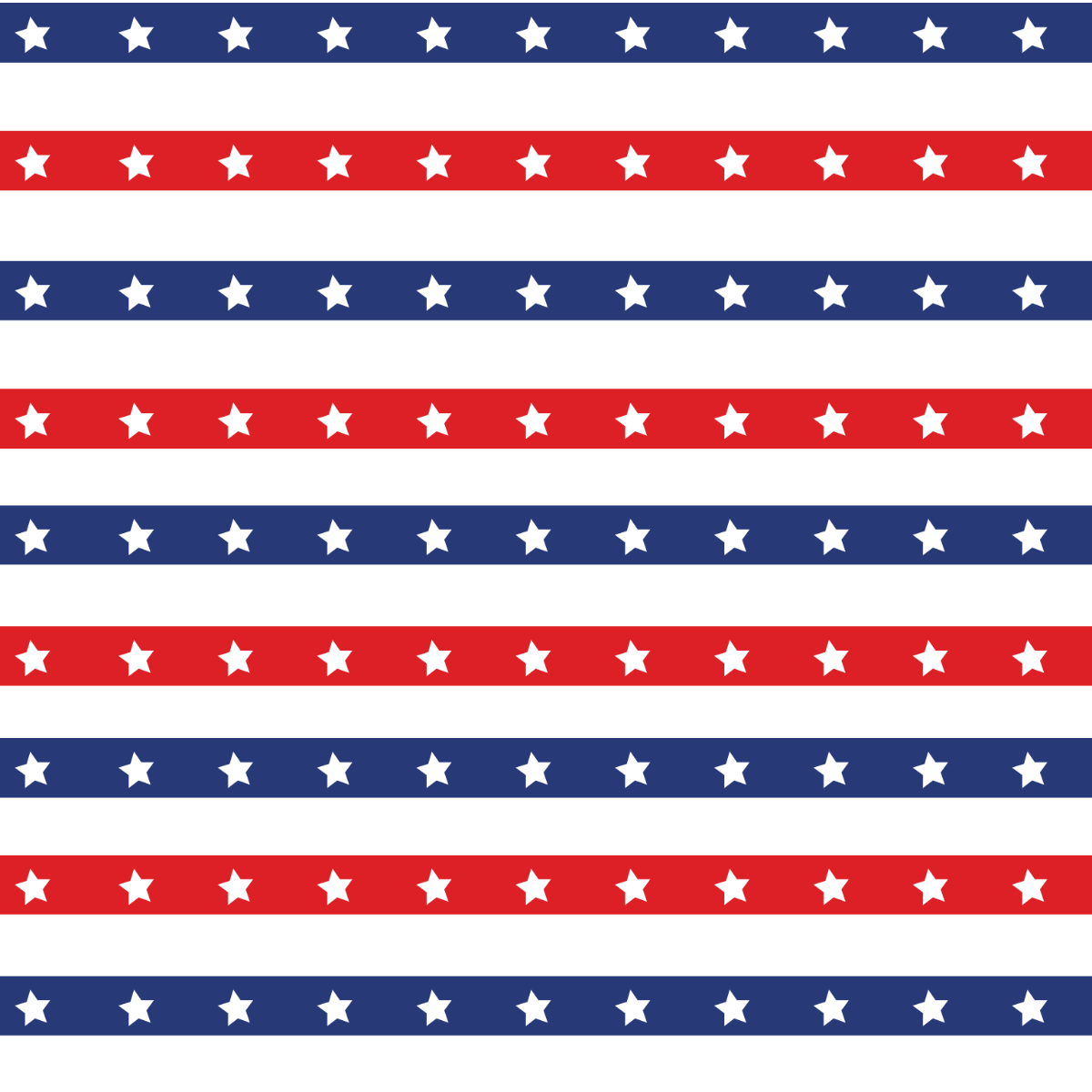 American Flag Pattern Vector Template