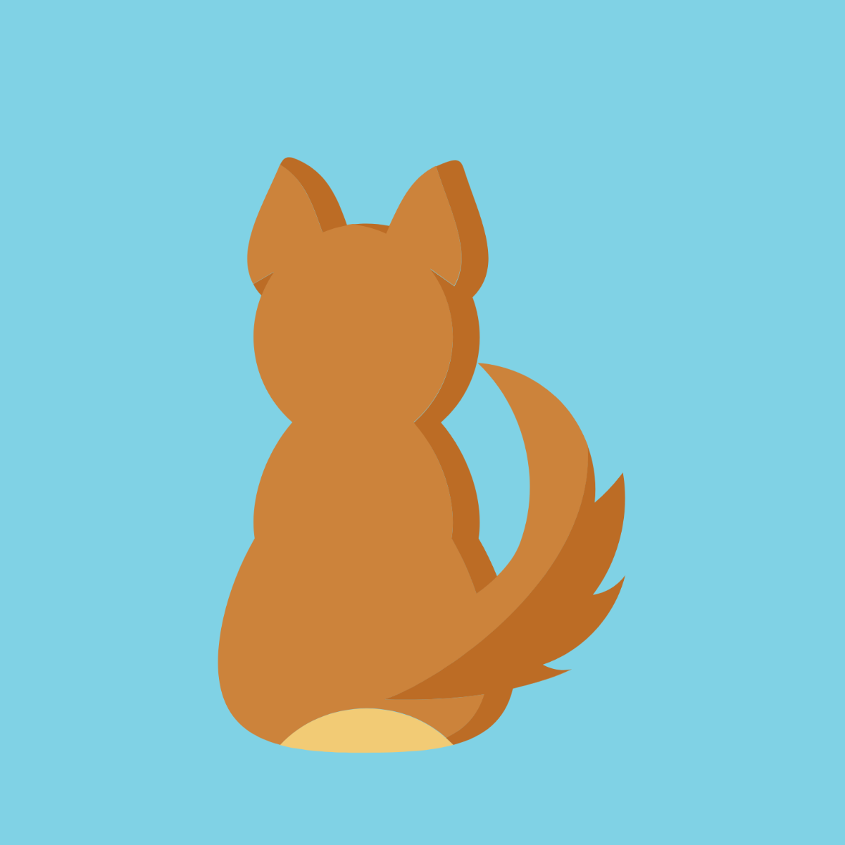 Dog Tail Vector