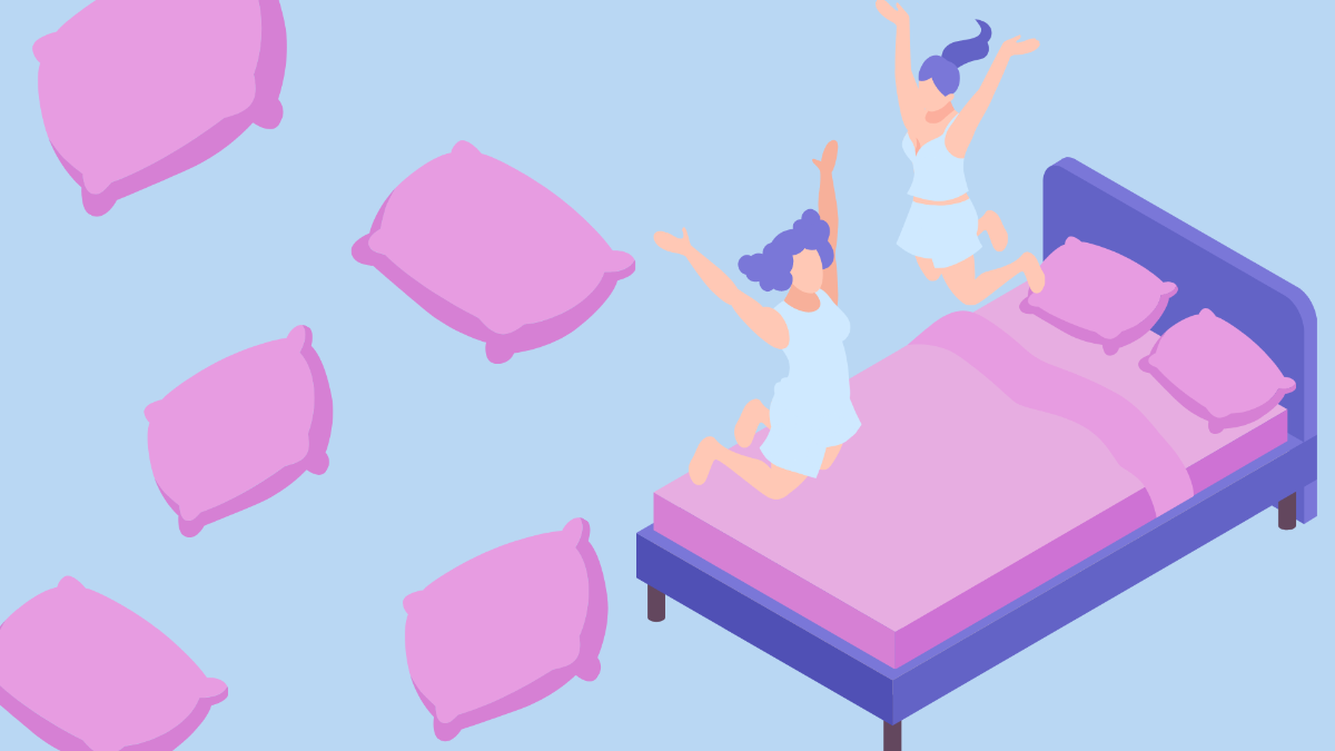 Slumber Party Background Template