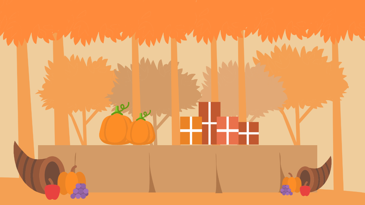 Fall Party Background Template
