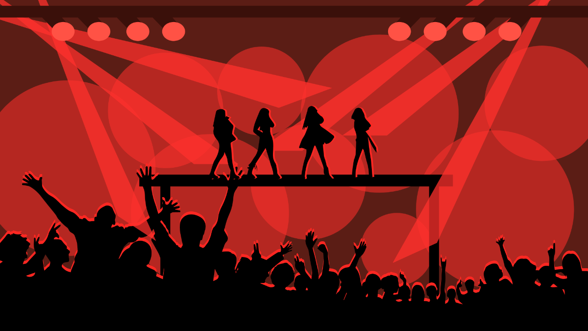 Red Party Background