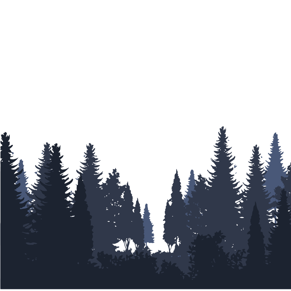 Free Tree Line Vector Template