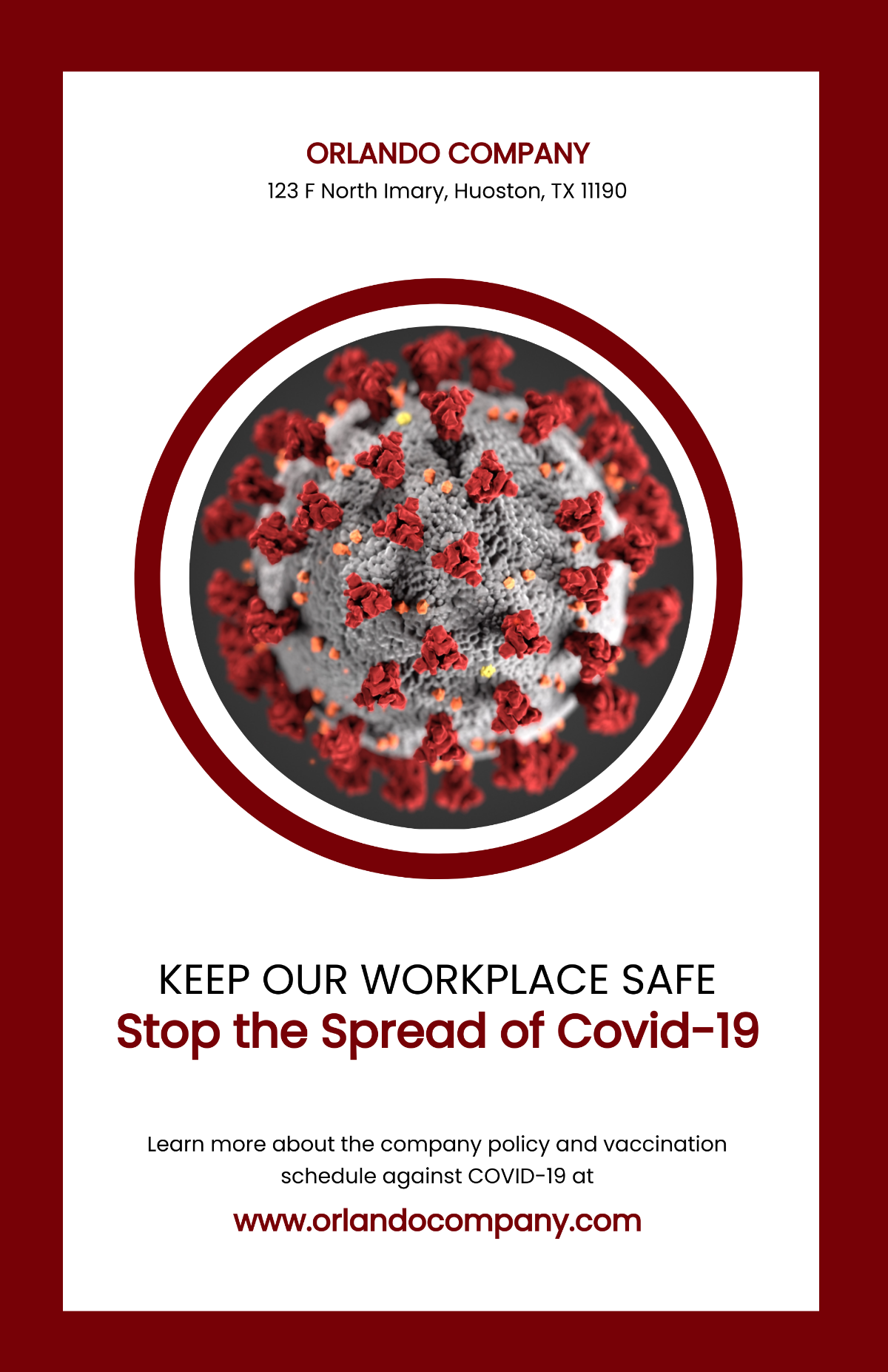 Free Covid 19 Awareness Poster Template