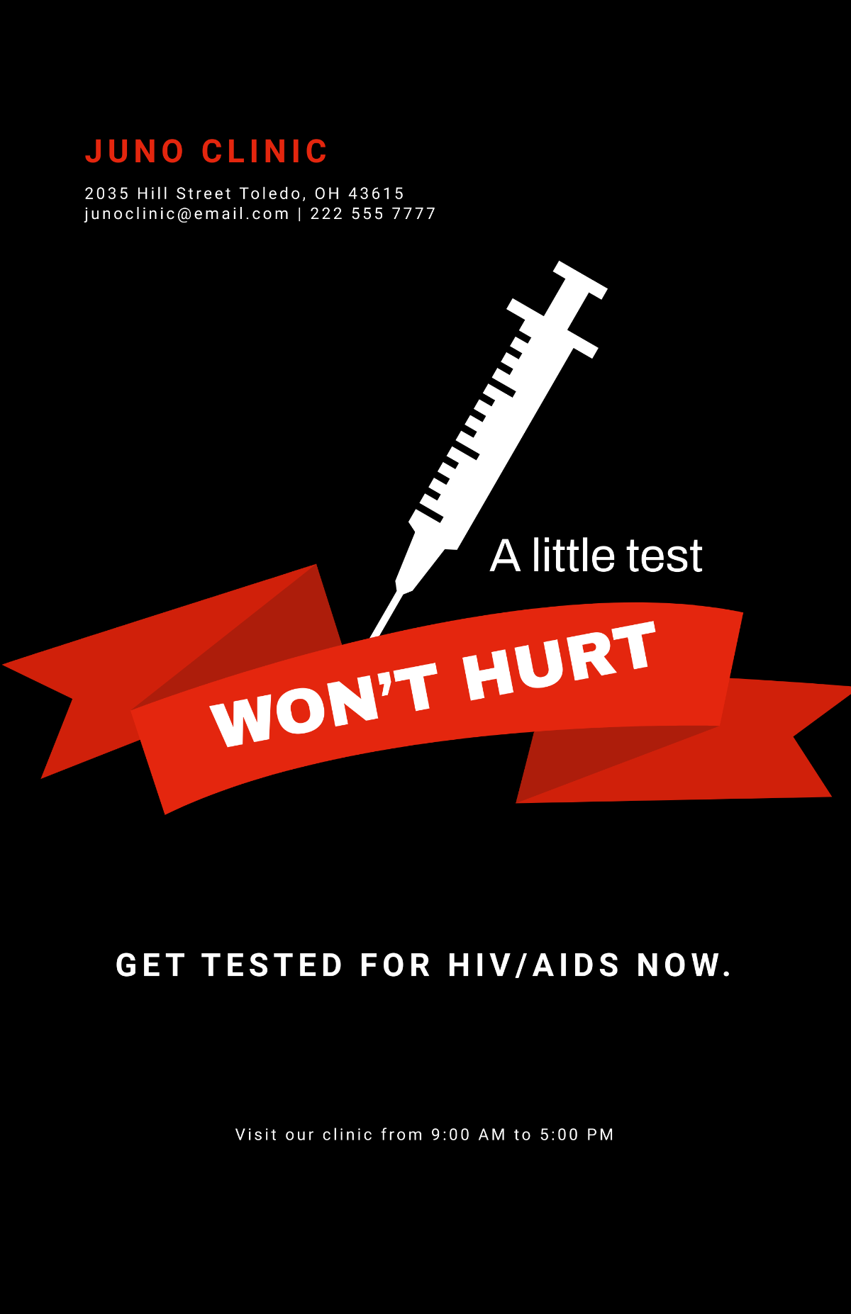 Free Aids Awareness Poster Template
