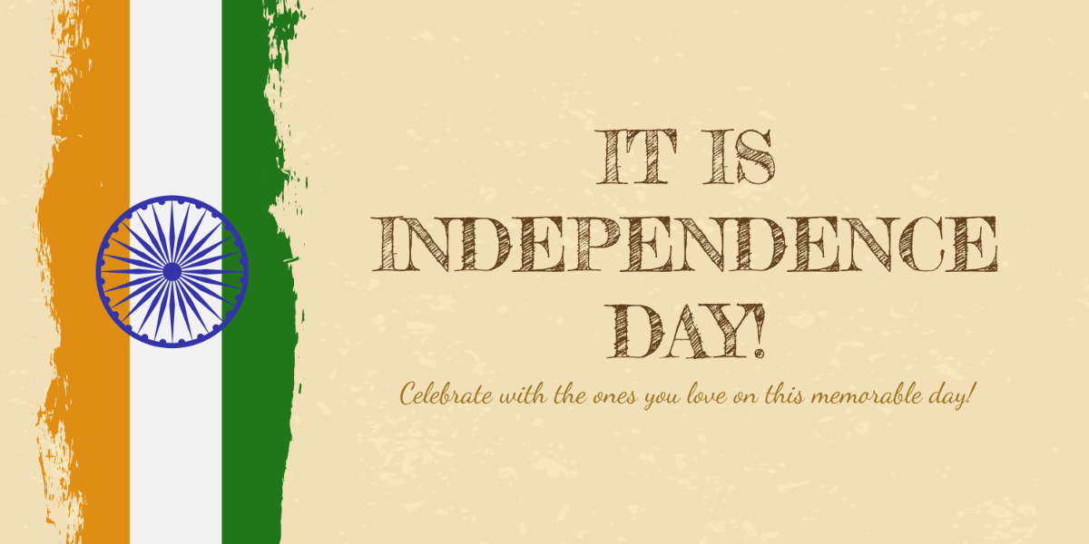 Grunge India Independence Day Banner Template