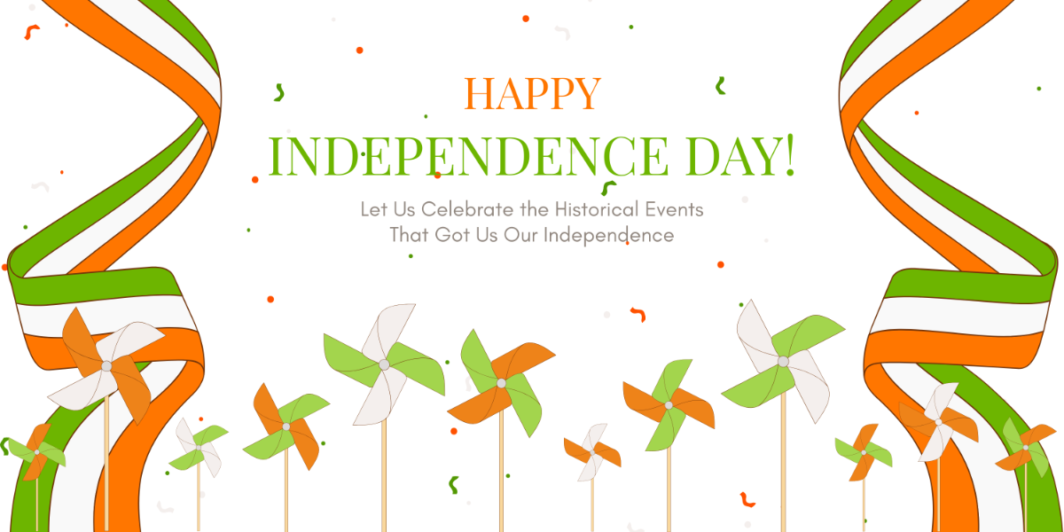 India Independence Day Celebration Banner Template