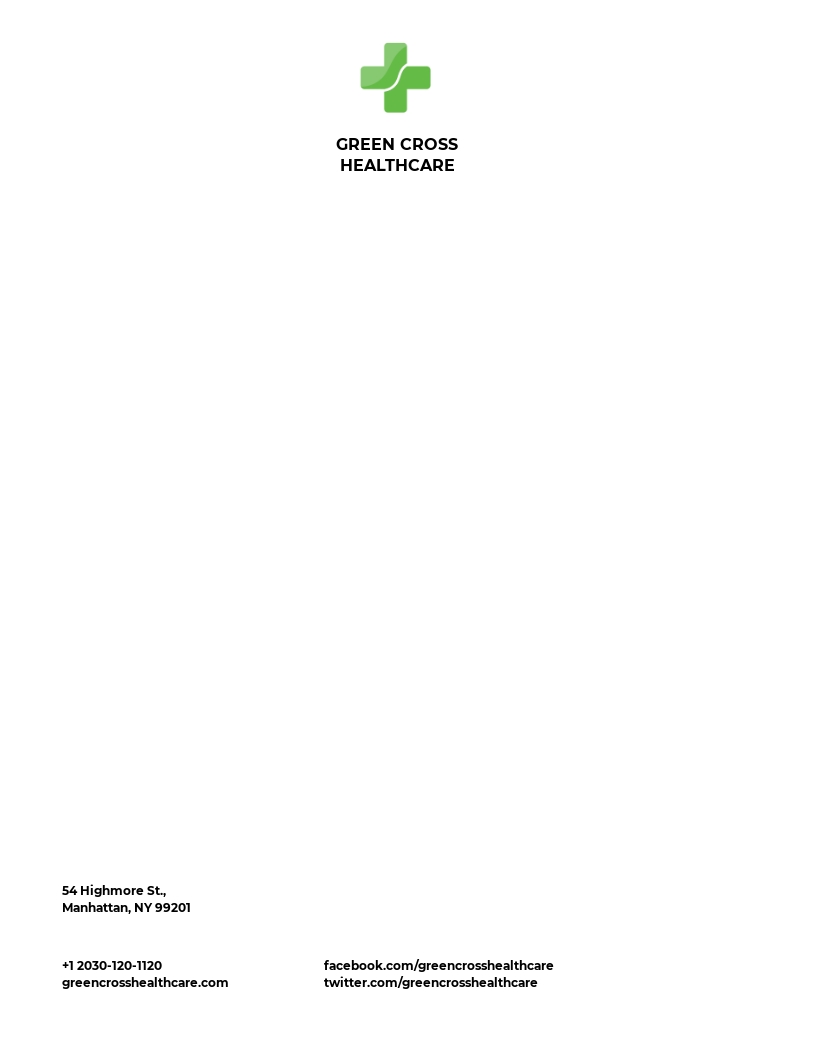 Free Medical Letterhead Template