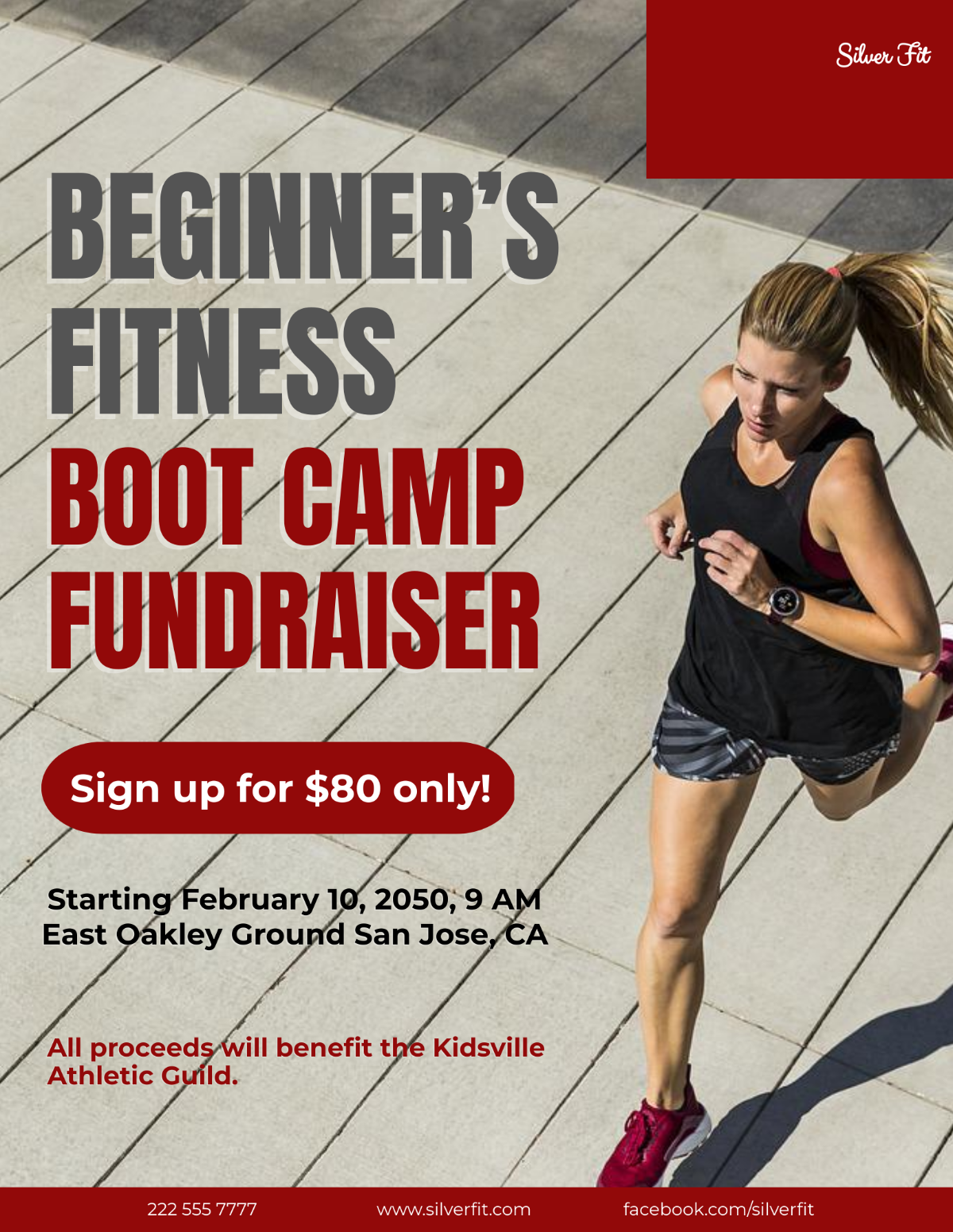 Fundraiser Boot Camp Flyer Template - Edit Online & Download