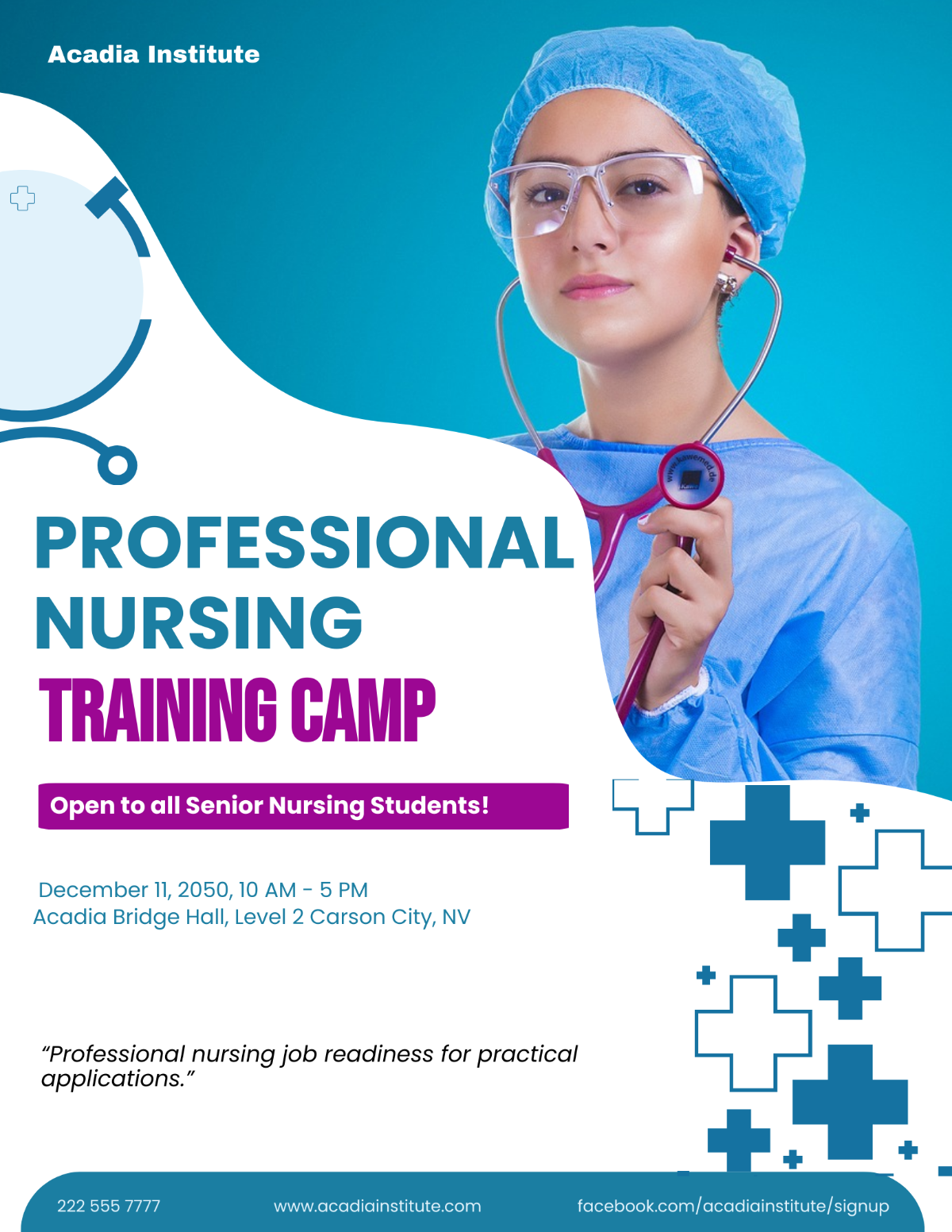 Nursing Boot Camp Flyer Template - Edit Online & Download