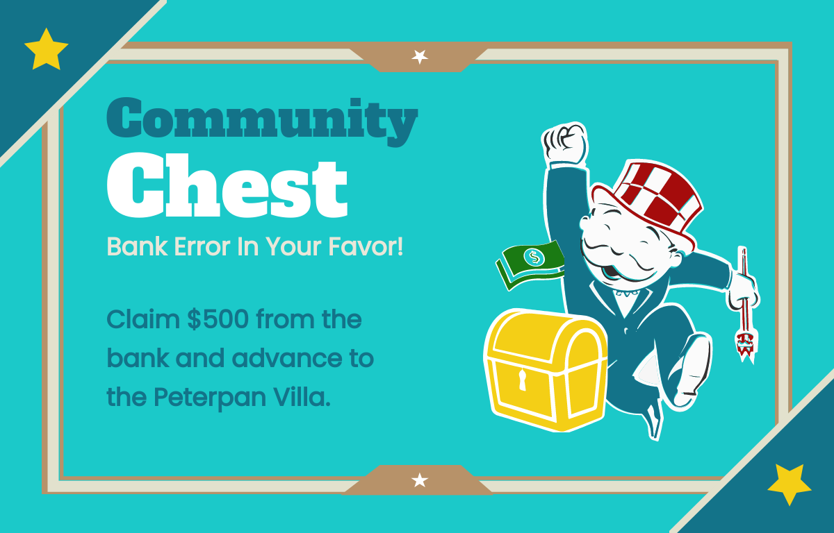 Monopoly Community Chest Card Template