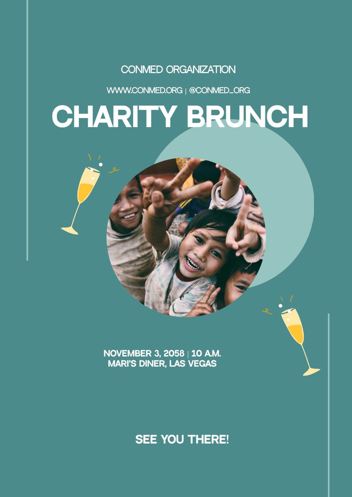 Charity Brunch Flyer Template - Edit Online & Download