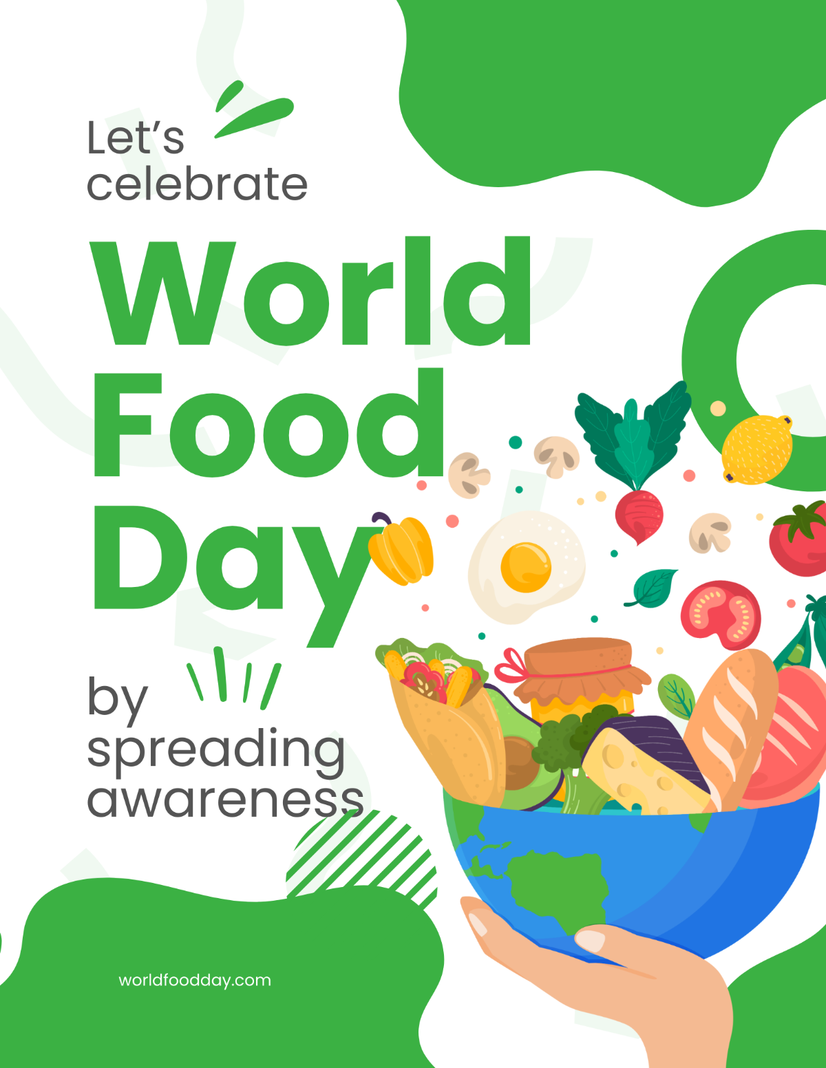 Simple World Food Day Flyer