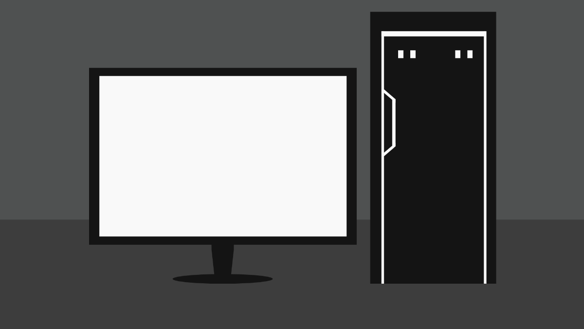 Dark Computer Background Template