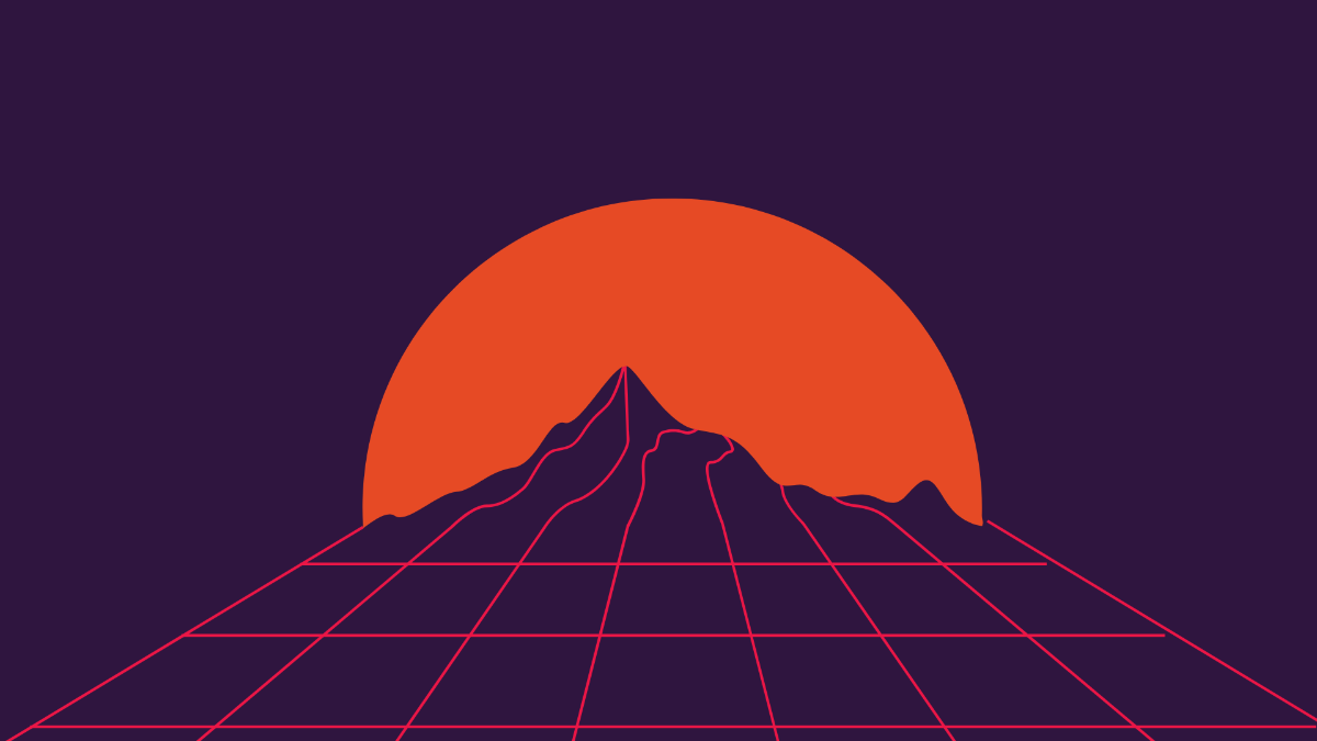 Sunset Gaming Background Template
