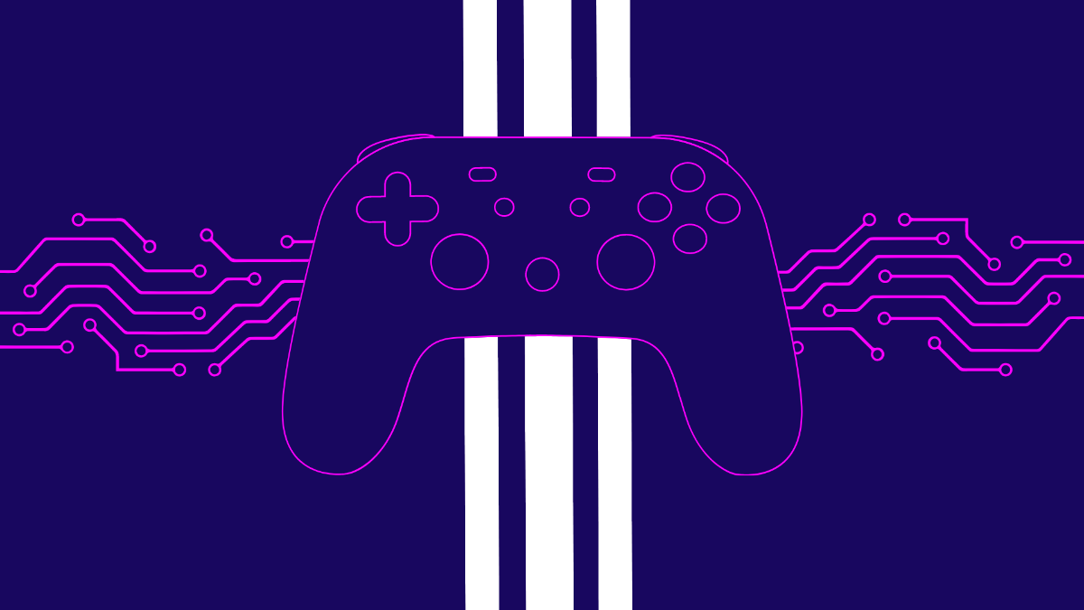 Violet Gaming Background