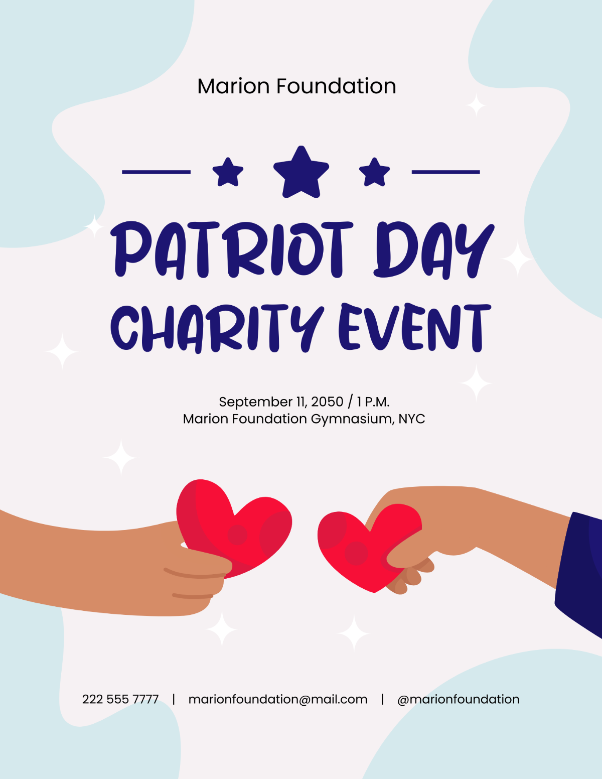 Patriot Day Charity Flyer
