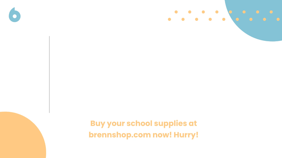 Free Back To School Sale Video Template to Edit Online