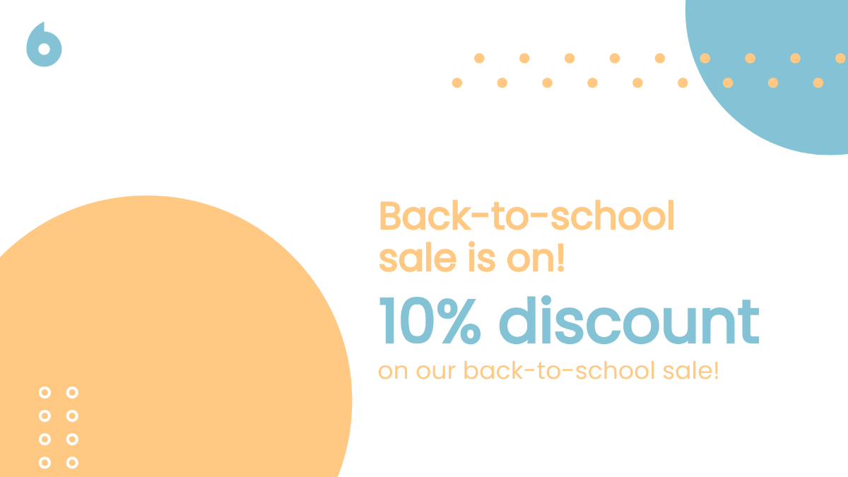 Back To School Sale Video Template