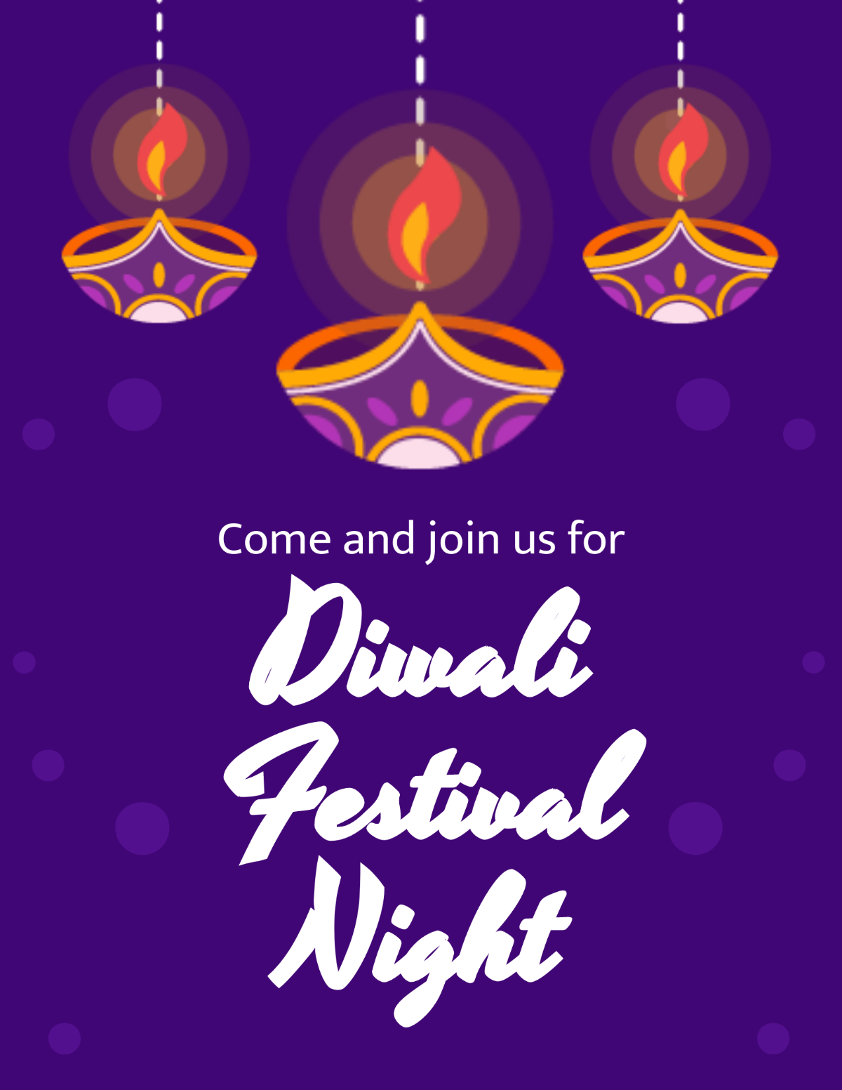 Diwali Festival Event Flyer Template