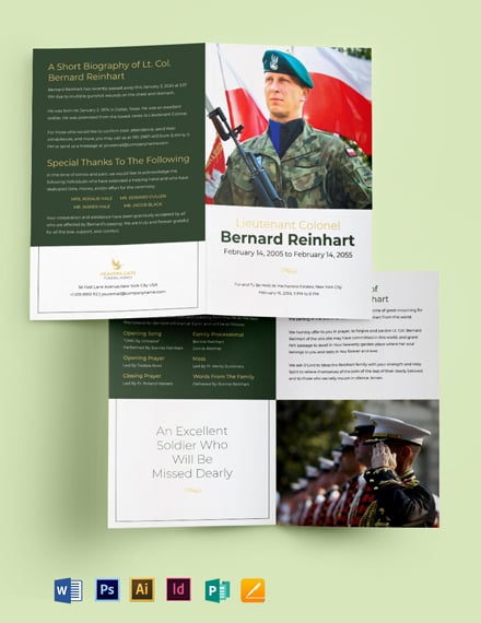 military-funeral-program-bi-fold-brochure