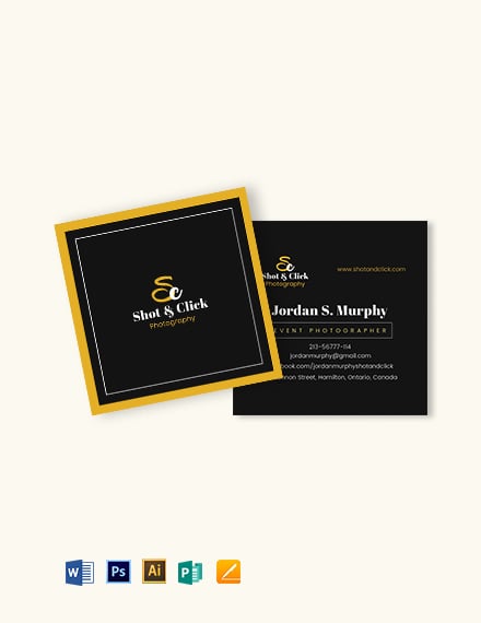 free download template square business cards pdf