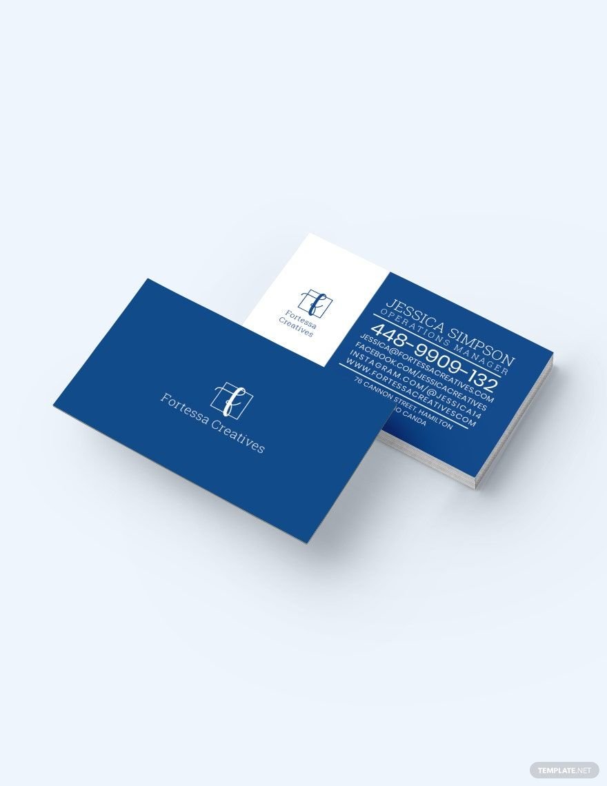 Typo Business Card Template in Word, Google Docs, Illustrator, PSD, Apple Pages, Publisher