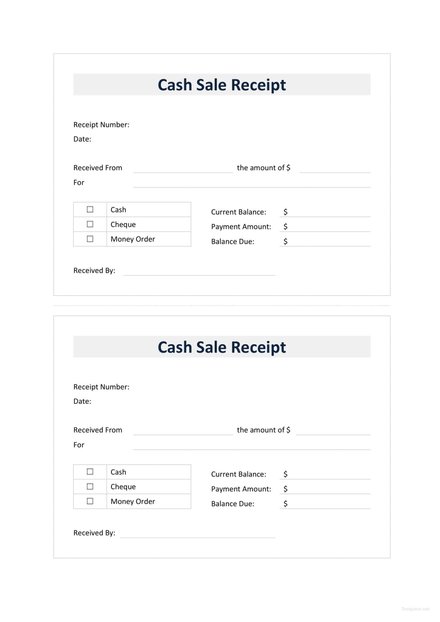 free cash sale receipt template download 74 receipts in word