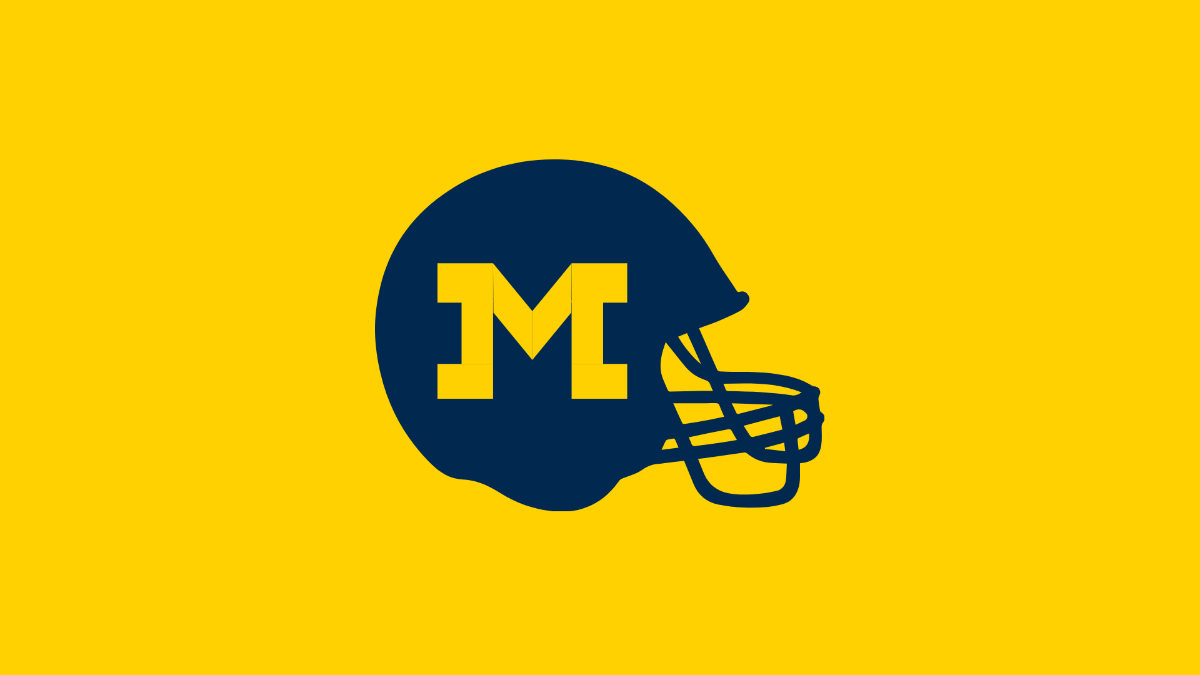 Michigan Football Background Template