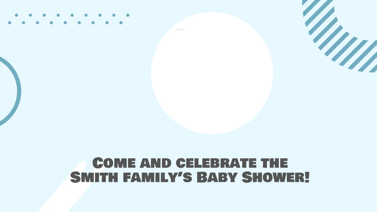 Free Baby Shower Invitation Video Template to Edit Online