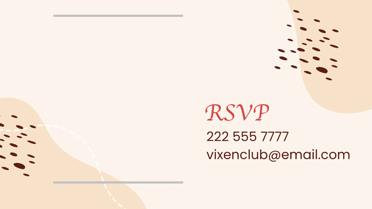 Free Party Invitation Video Template to Edit Online