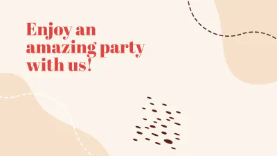 Free Party Invitation Video Template to Edit Online