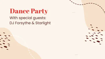 Free Party Invitation Video Template to Edit Online