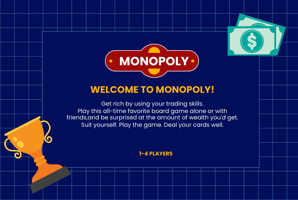 Free Aesthetic Monopoly Box Template to Edit Online