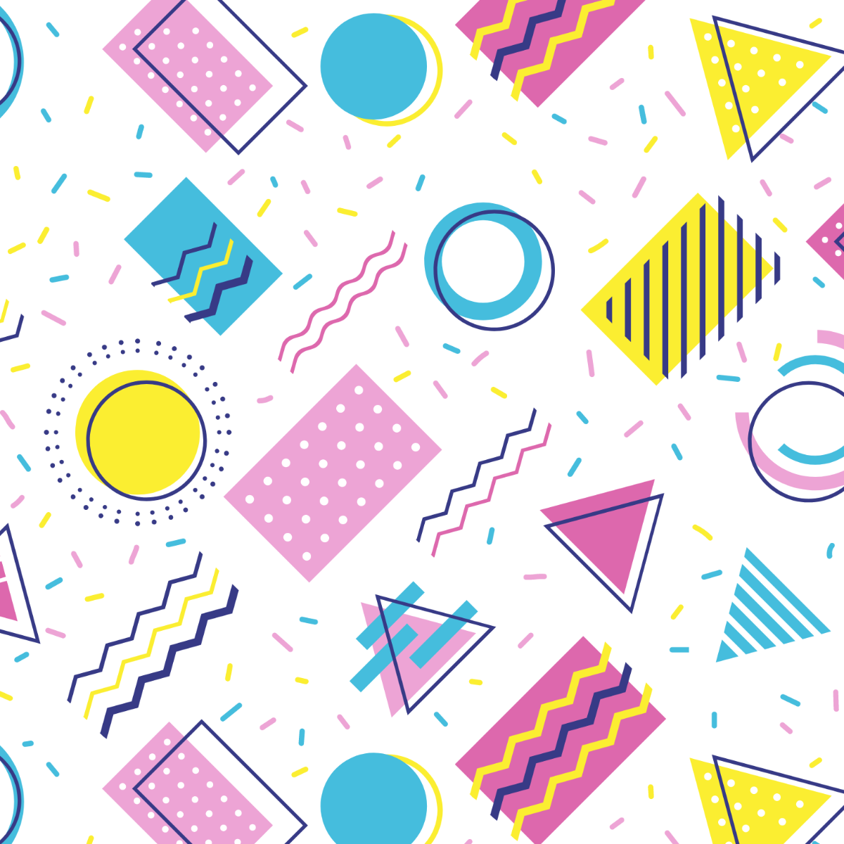Colorful Geometric Vector Template