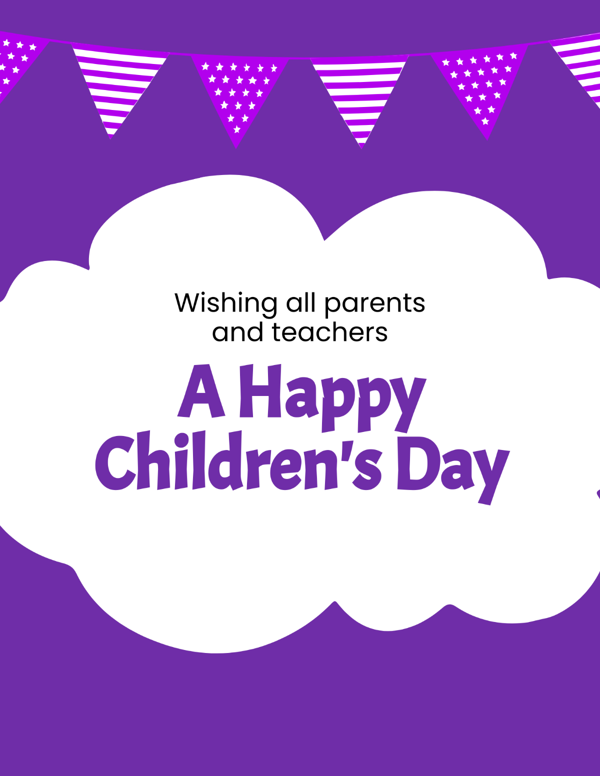 Free Happy Childrens Day Flyer Template