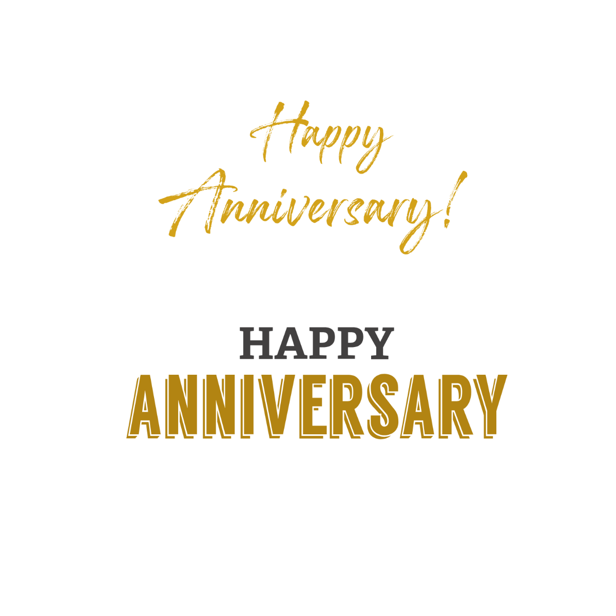 Free Happy Anniversary Font Clipart Template to Edit Online