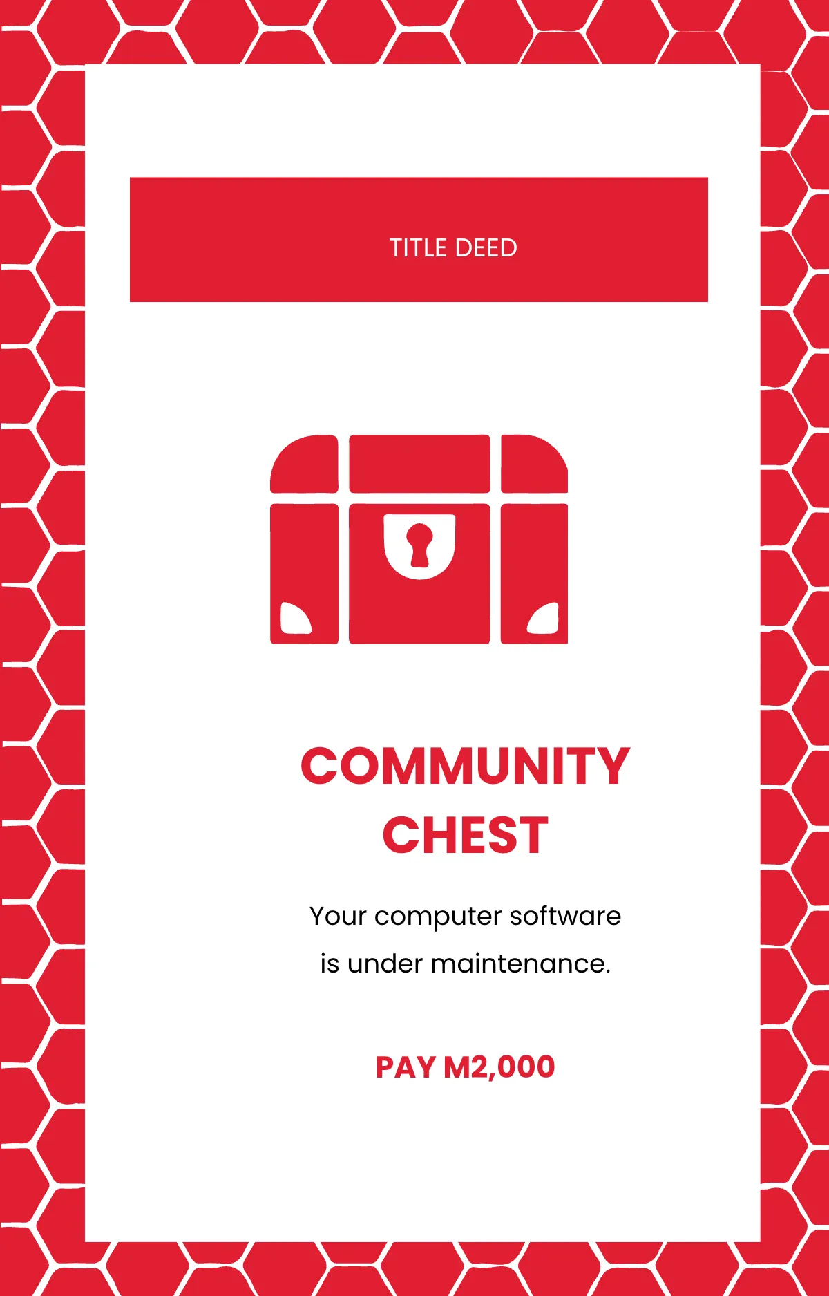 Free Monopoly Title Deed Card Template to Edit Online