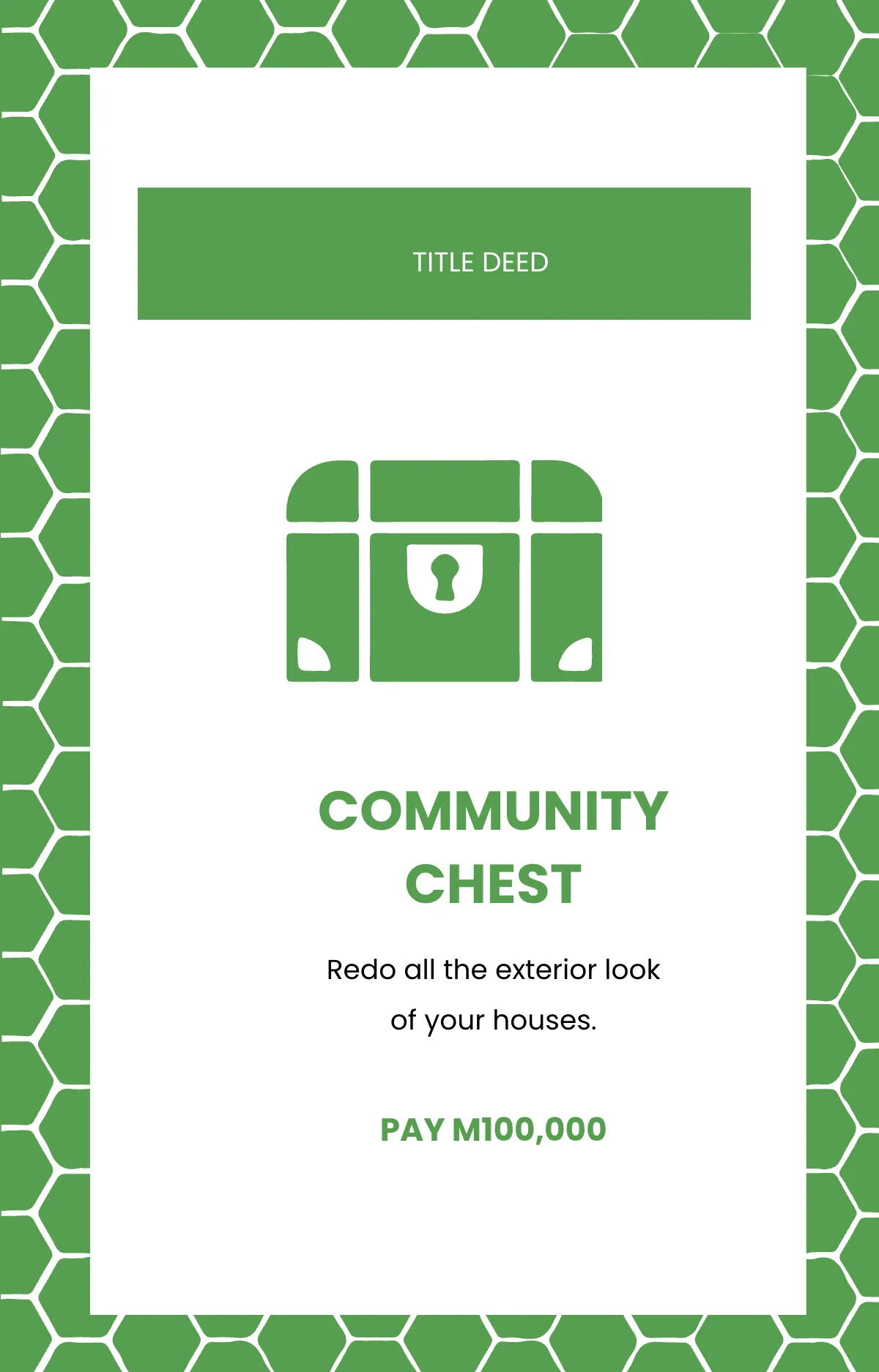 Free Monopoly Title Deed Card Template to Edit Online